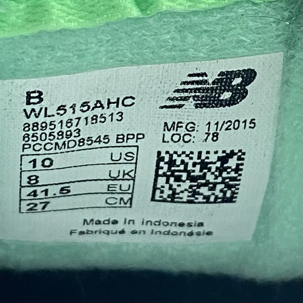 New Balance size womens